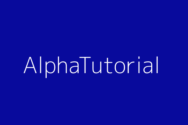 alpha